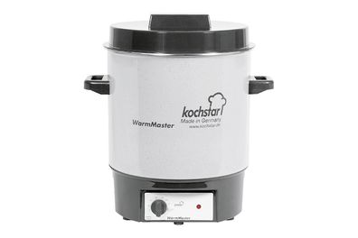 Kochstar Einkochautomat WarmMaster ohne Uhr 27 l Ø35cm steingrau/weiß