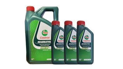 Castrol Magnatec 10W-40 A/ B 3x1 + 1x5 =8 LITER Motoren?l VW 501 01/505 00
