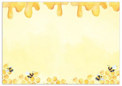 RNK 46660 Notiz-Schreibunterlage Honey - 60 x 42 cm, blanko, 25 Blatt