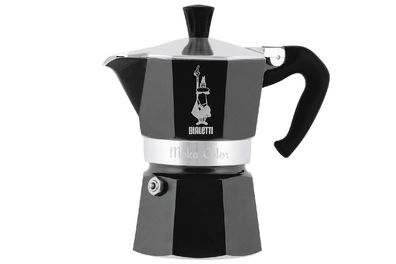 Bialetti Espressokocher Moka Express Color 3 Tassen schwarz