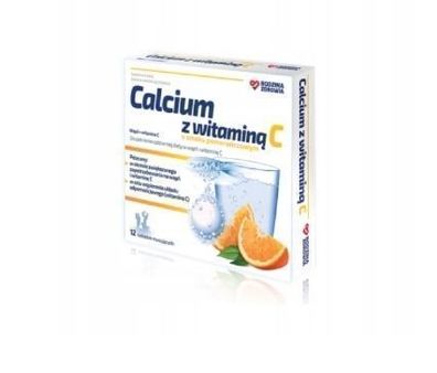 Calcium mit Vitamin C, 12 Brausetabletten