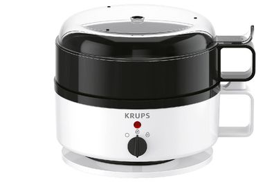 KRUPS Eierkocher EG2301 Ovomat Super 7 Eier weiß/schwarz