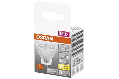 OSRAM LED Reflektorlampe MR11 4,2W GU4 345lm 12V 2.700 K 36°