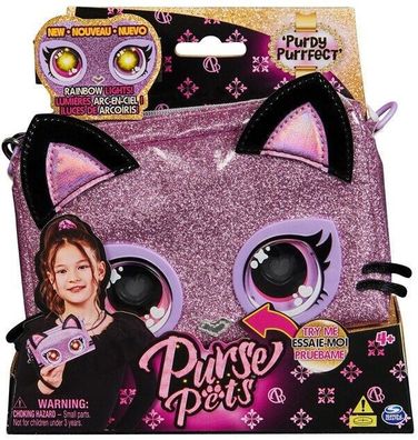 Spin Masters 6067884 Purse Pets Purdy Purrfect Handgelenk-Tasche Lichteffekt NEU