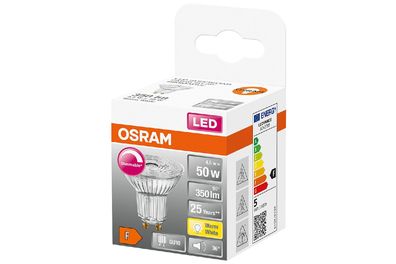 OSRAM LEDRefl 4,5W GU10 36° 350lm 3000K dim