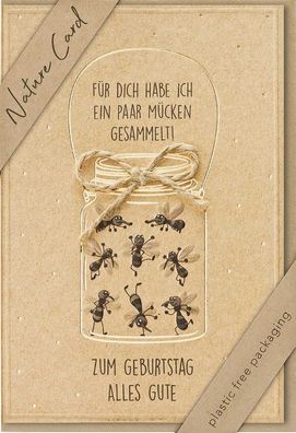 BSB 69-3024-2 Glückwunschkarte Geldgeschenk Nature Card - inkl. Umschlag