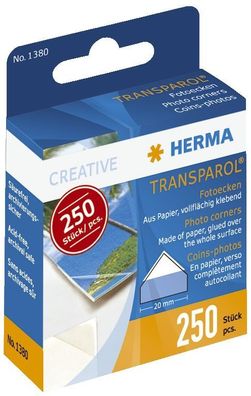 Herma 1380 1380 Transparol Fotoecken - 250 Stpck