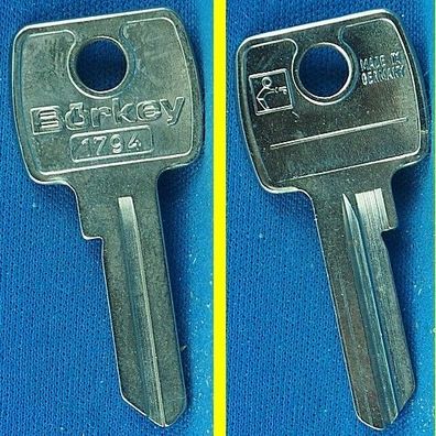 Schlüsselrohling Börkey 1794 für Dulimex, Stumpf / Kleinzylinder, Sahlschränke