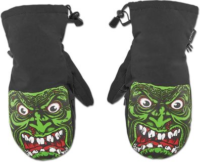 Thirtytwo Handschuhe Santa Cruz Corp Mitt black/green - Größe: L/XL