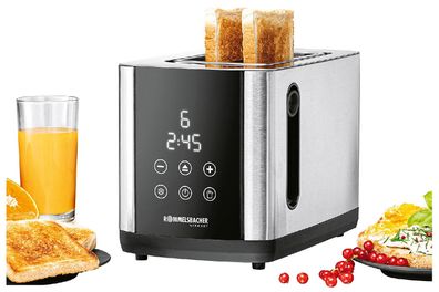 Rommelsbacher Toaster TO 850 2-Scheiben Edelstahl/sw