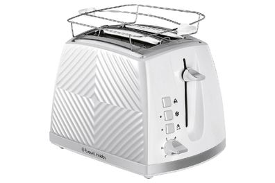 Russell HOBBS Toaster 26391-56 Groove 2-Schlitz weiß