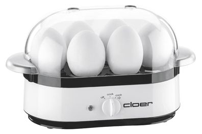 CLOER Eierkocher 6081 für 6 Eier 350Watt weiss