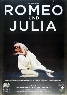 Romeo und Julia - Royal Opera Ballett London - Original Kino-Plakat A1 - Poster