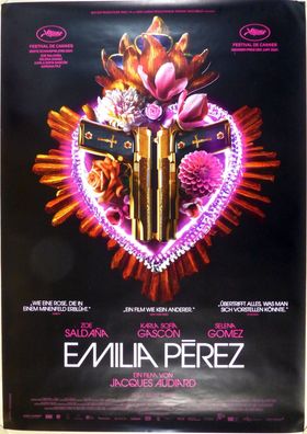 Emilia Perez - Original Kinoplakat A0 - Hauptmotiv - Zoe Saldana - Filmposter