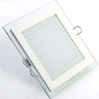 6W LED Panel Glas Abdeckung 450 lm Einbaustrahler Spot Deckenleuchte