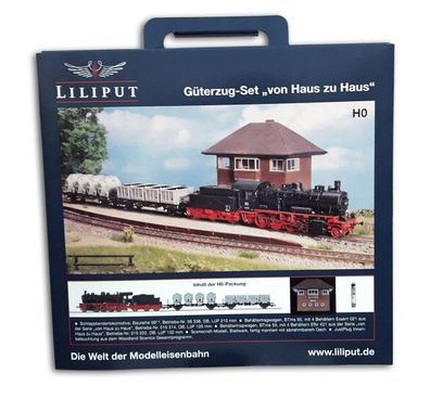 Liliput 130099 Zug-Set Dampflok BR 56 + Wagen DB III AC Spur H0