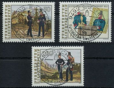 Liechtenstein 1991 Nr 1020-1022 zentrisch gestempelt X117B2E