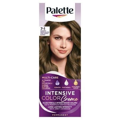 Palette Haarfarbe 7-1 Cool Medium Blond - 30ml