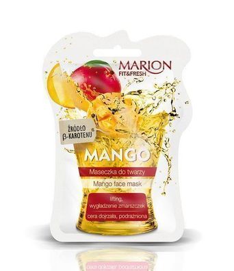 Marion Fit&Fresh Gesichtsmaske mit Mangoextrakt, 7,5 ml - Erfrischende Hautpflege fér