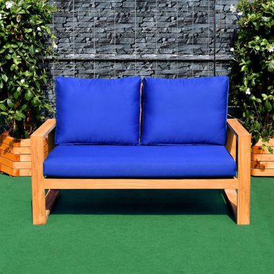 Sitzpolster 132cm x 69cm für Gartensofa Treviso TB-1068 Blau