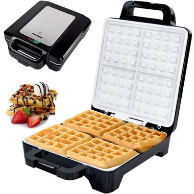 Waffeleisen für Belgische Waffeln XLC mit Keramikplatten Thermostat und Edelstahld