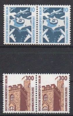 Berlin 1988 postfrisch waagrechts Paar MiNr. 798-799 Sehenswürdigkeiten