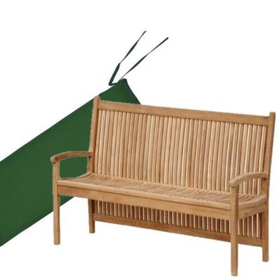 Bankauflage 120 cm x 50 cm für Gartenbank Pescara - grün