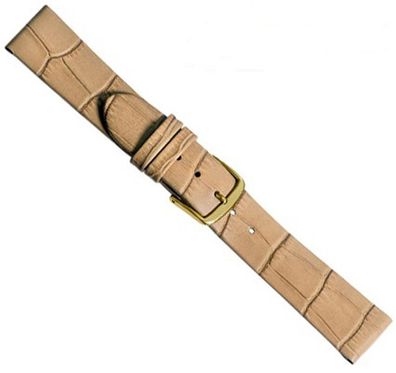 Louisiana Clip Ersatzband Uhrenarmband Kalbsleder Sand 20476G