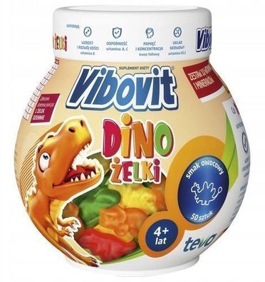 Vibovit Dino Gummies, TEVA, 50 Stück