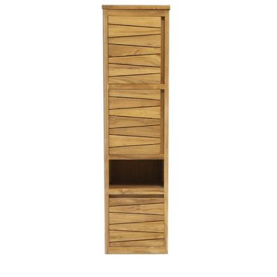 Badezimmerschrank Supera Teak Massivholz hängend von Teako Design