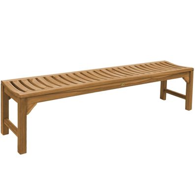 Gartenbank Ferrara Teak Massivholz - Breite: 180 cm