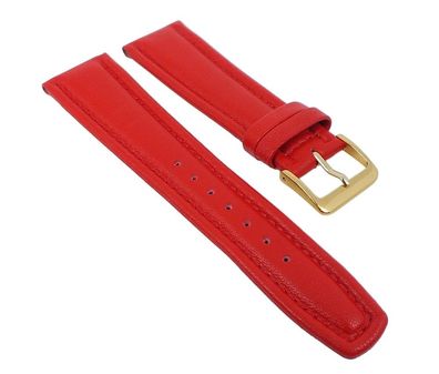 Uhrenarmband Montana Walknappa Leder Rot 26366G