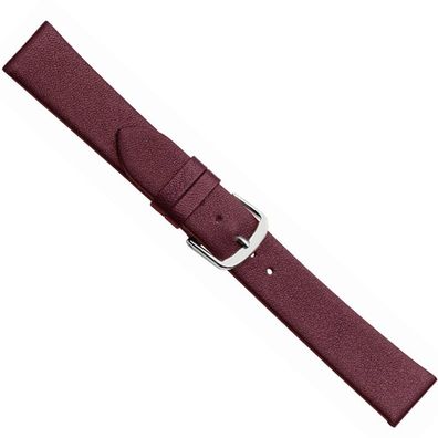 Design I Ersatzband Uhrenarmband Kalbsleder Bordeaux 20517S
