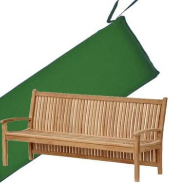 Bankauflage 180 cm x 50 cm für Gartenbank Pescara - grün