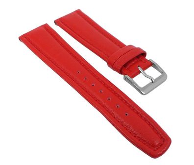 Uhrenarmband Montana Walknappa Leder Rot 26367S