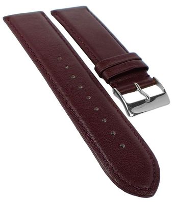 Beach Ersatzband Uhrenarmband Kalbsleder Bordeaux 20437S