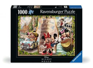 Ravensburger - Puzzle 1000 Disney Mickey Mouse Vacation Mickey And Minnie