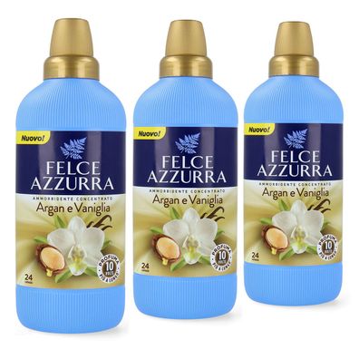 Paglieri Felce Azzurra Weichspüler Konzentrat Argan & Vanille 3 x 600 ml