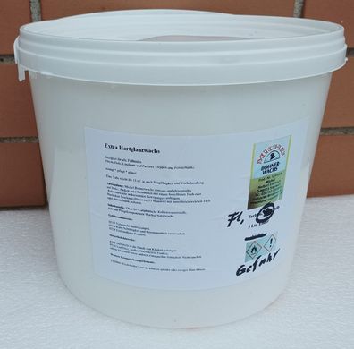 Bohnerwachs, Hartglanzwachs, farblos glänzend 5 Ltr. Eimer