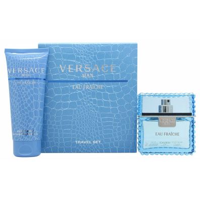 Versace Man Eau Fraiche Geschenkset 50ml EDT + 100ml Bad- & Duschgel