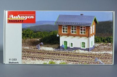 Auhagen H0 11333 Altes Stellwerk Bahnwärterhaus Blockstelle NEU OVP