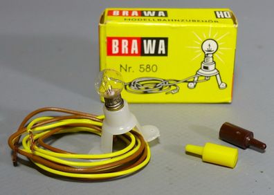 Brawa 580 Beleuchtung Beleuchtungssockel Lampe Licht 60er Jahre NEU OVP