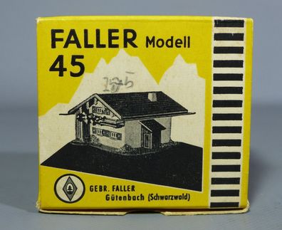 Faller H0 45 Alpenhaus Berghaus Chalet Werks-Fertigmodell Kauffertigmodell 50er/60er