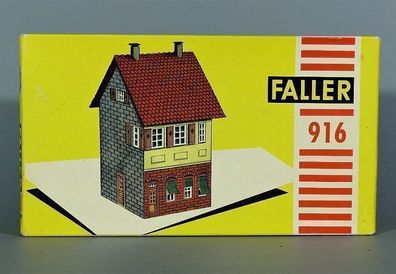 Faller H0 916 Steinhaus Stadthaus Ziegelsteinhaus für Altstadt 50er/60er NEU OVP