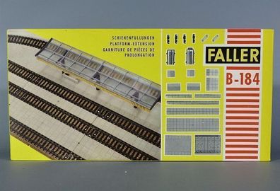 Faller H0 B-184 Schienenfüllungen Bahnsteig Treppen Teile Füllungen 50er/60er NEU