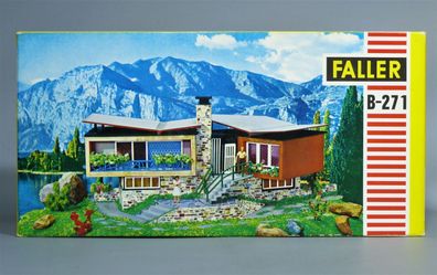 Faller H0 B-271 Moderne Villa im Tessin Original Bausatz original 60er Jahre NEU OVP