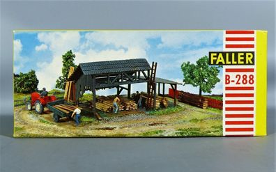 Faller H0 B-288 Lattenscheune Holzlager Holzschuppen Lager 50er/60er Jahre NEU OVP