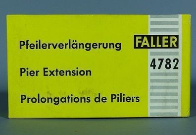 FALLER H0 AMS 4782 Pfeilerverlängerungen 2-spurig breite Pfeiler NEU in OVP