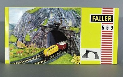 Faller H0 559 Tunnelportal Tunnel Portal Bausatz 60er/70er Jahre NEU OVP