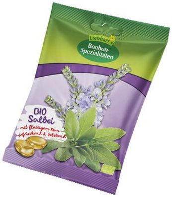 Liebhart´s Gesundkost 6x Bio-Bonbon Salbei 100g